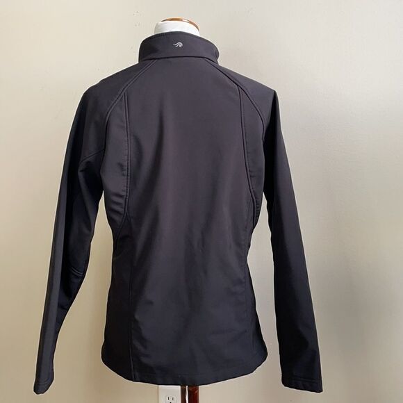 Ideology Black Fleece Lined Nylon Waterproof Jacket w/ Colorful Zipper (Size: M) - Picture 5 of 13